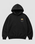 Start the Legacy - Foundation Black heavyweight hoodie, front view