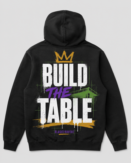 Build the Table hoodie back